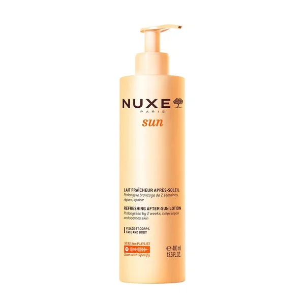 SUN - Lait Fraîcheur Après-Soleil - Visage et Corps - Tous Types de Peaux, 400ml