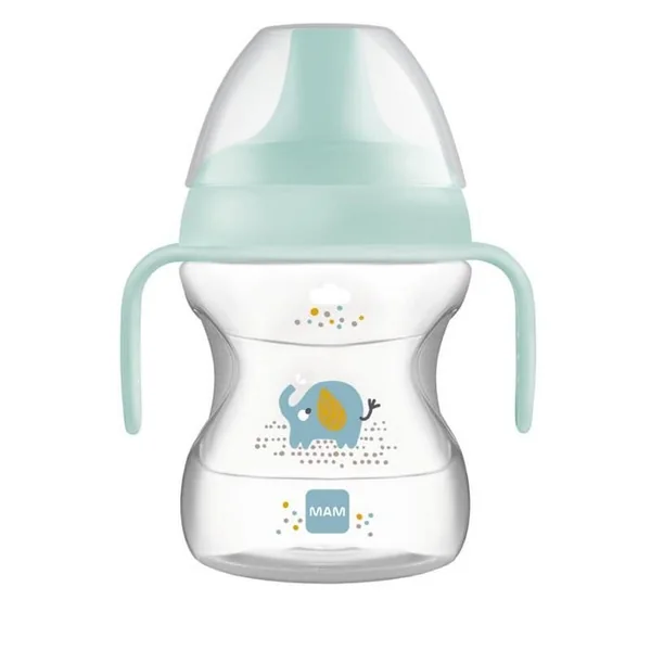 Tasse d'Apprentissage Bec Souple Avec Anses - De 6 à 12 mois - 190ml, 1 Tasse