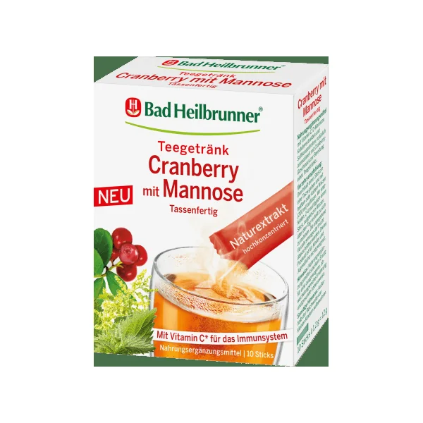 Teegetränk Cranberry mit Mannose (10 Stück), 12 g