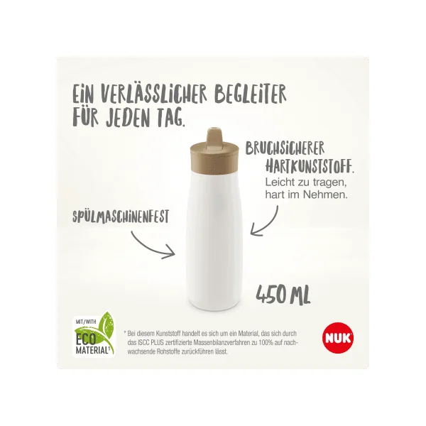 Trinkhalmflasche Mini-Me lila, 450ml, 1 St