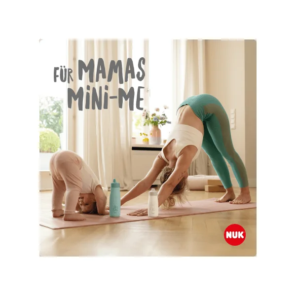 Trinkhalmflasche Mini-Me lila, 450ml, 1 St
