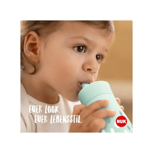 Trinkhalmflasche Mini-Me lila, 450ml, 1 St