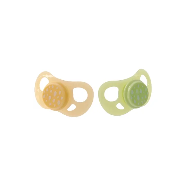 Twistshake Sucette Orthodontique Édition Limitée Lot de 2 6 Mois et + - Couleur : Cactus Vert / Caramel Beige