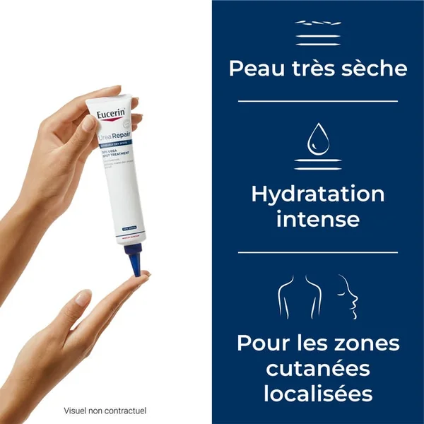 UREAREPAIR - Crème 30% d'Urée - Visage et Corps - Peaux Très Sèches, 75ml
