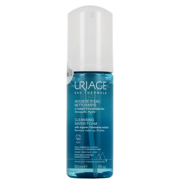 Uriage Mousse d'eau nettoyante