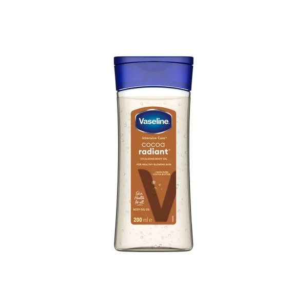 Vaseline Cocoa Radiant Huile Pour le Corps Beurre de Cacao 200 ml