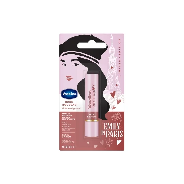 Vaseline Emily in Paris Baume à Lèvres Teinté Édition Limitée 3 g - Teinte : Nude Nouveau