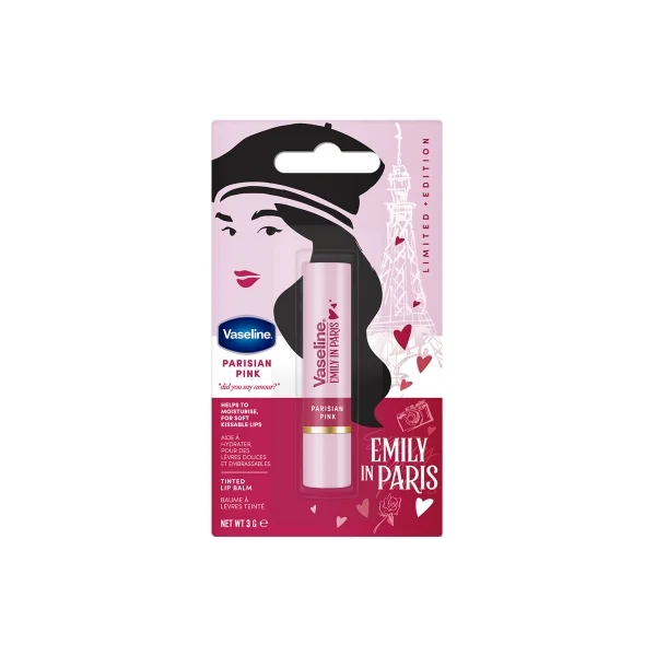 Vaseline Emily in Paris Baume à Lèvres Teinté Édition Limitée 3 g - Teinte : Parisian Pink