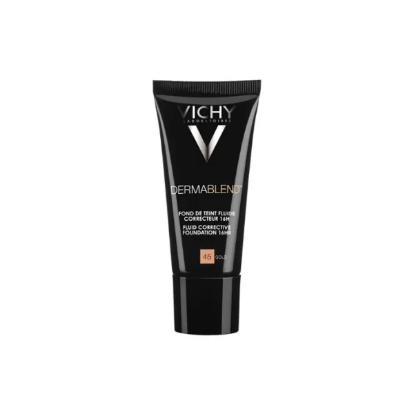 Vichy Dermablend Fond de Teint Fluide Correcteur 16H 30 ml - Teinte : 45 : Gold