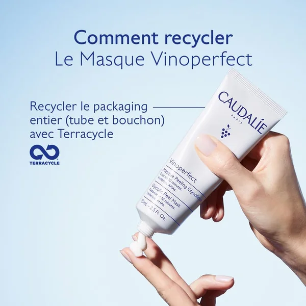 VINOPERFECT - Masque Peeling Glycolique - Tous Types de Peaux, 75ml