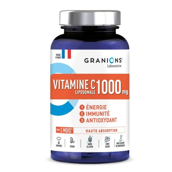Vitamine C Liposomale 1000 Mg, 60 Comprimés