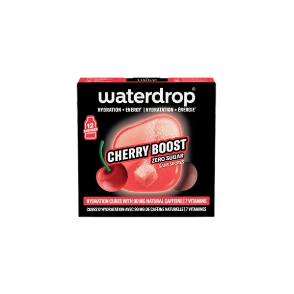 Waterdrop Microdrink Boost Sans Sucres 12 Portions - Saveur : Cherry