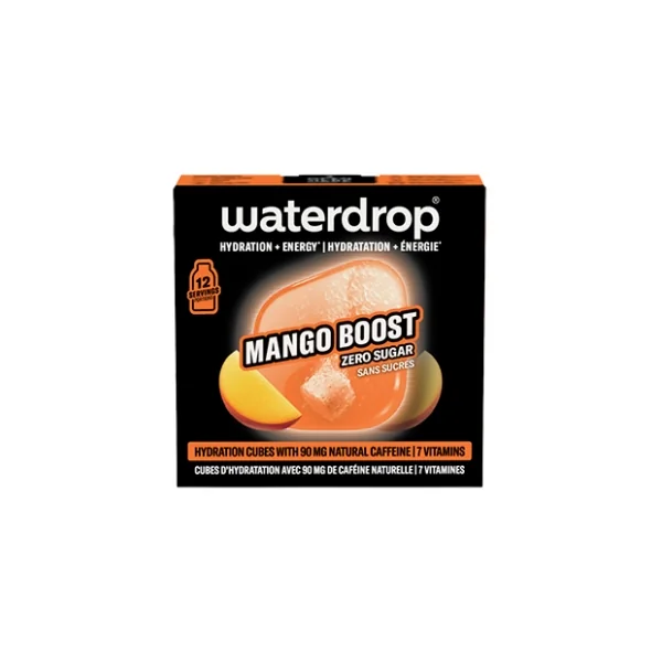 Waterdrop Microdrink Boost Sans Sucres 12 Portions - Saveur : Mango