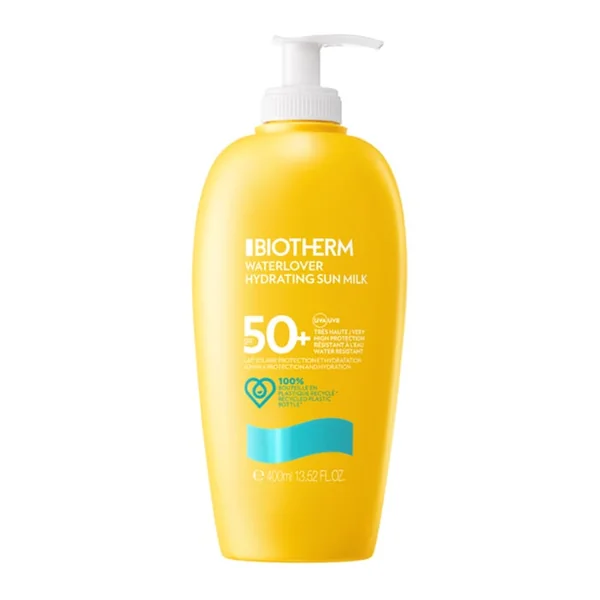 WATERLOVER - Solaire Lait Fondant Anti-Dessèchement SPF50 - Visage et Corps, 400ml