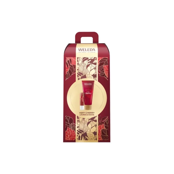 Weleda Very Cherry Crème Mains 50 ml + Soin des Lèvres 4,8 g
