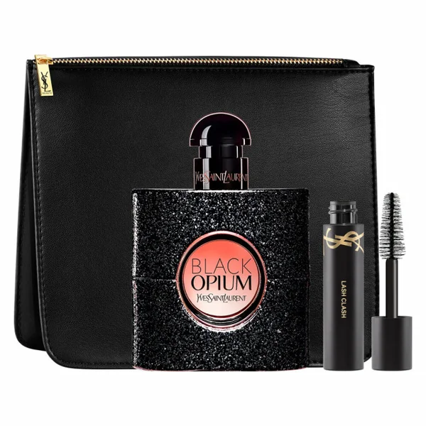 Yves St Laurent - Black Opium Coffret Eau de Parfum avec son Mascara et sa Trousse