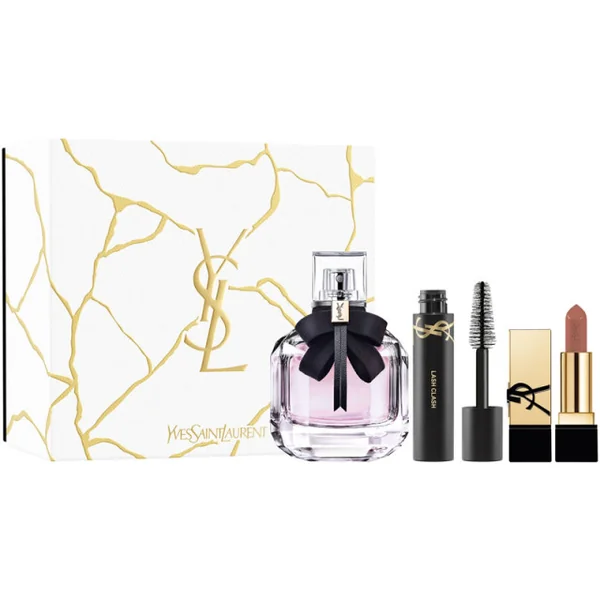 Yves St Laurent - Mon Paris Coffret Eau de Parfum, mascara et rouge à lèvres