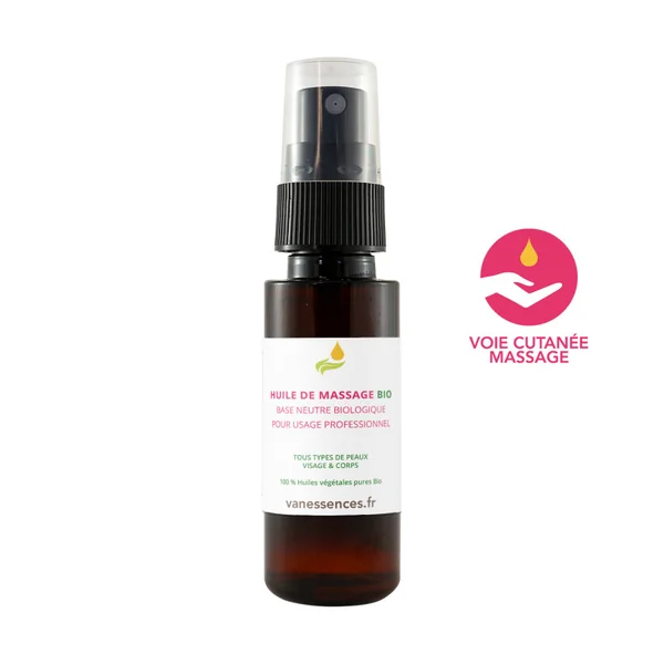 échantillon huile de massage neutre bio